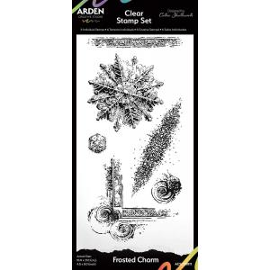 Arden Creative Studio / Cathie Shuttleworth Vintage Christmas Collection - Clear Stamp Set - Frosted Charm [ACSCS0011]