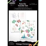 Arden Creative Studio / Cathie Shuttleworth Vintage Christmas Collection - Rub-On Transfer Set [ACSRO0003]