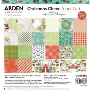 Arden Creative Studio Christmas Cheer Collection - 12" x 12" Paper Pad [ACSPP0026]