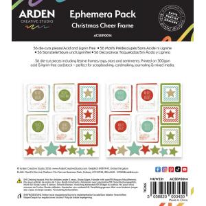 Arden Creative Studio Christmas Cheer Collection - Ephemera Pack - Frame [ACSEP0014]