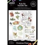 Arden Creative Studio Christmas Cheer Collection - Rub On Transfer Set [ACSRO0011]