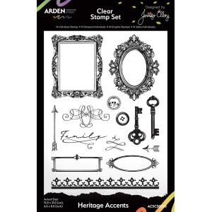 Arden Creative Studio - Clear Stamp Set - Heritage Accents [ACSCS0020]