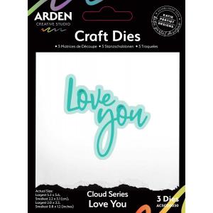 Arden Creative Studio Cloud Series - Craft Dies - Love You [ACSCD0030]