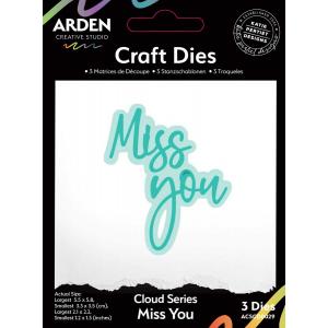 Arden Creative Studio Cloud Series - Craft Dies - Miss You [ACSCD0029]