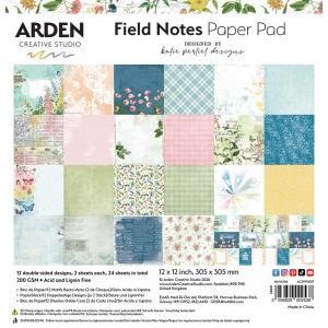 Arden Creative Studio Field Notes Collection - 12" x 12" Paper Pad [ACSPP0017]