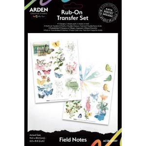 Arden Creative Studio Field Notes Collection - Rub On Transfer Set [ACSRO0007]