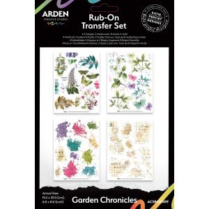 Arden Creative Studio Garden Chronicles Collection - Rub-On Transfer Set [ACS0009]