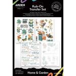 Arden Creative Studio Home & Garden Collection - Rub On Transfer Set [ACSRO0014]