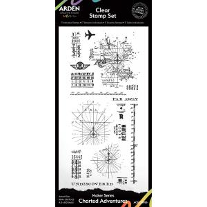 Arden Creative Studio Maker Series - Clear Stamp Set - Charted Adventures [ACSCS0026]