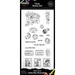 Arden Creative Studio Maker Series - Clear Stamp Set - Letter Box Postmarks [ACSCS0016]