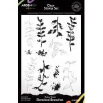 Arden Creative Studio Maker Series - Clear Stamp Set - Sketched Branches [ACSCS0017]