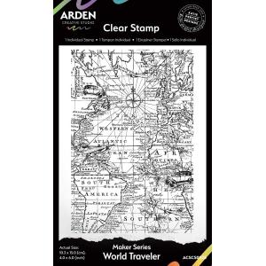 Arden Creative Studio Maker Series - Clear Stamp - World Traveler [ACSCS0028]
