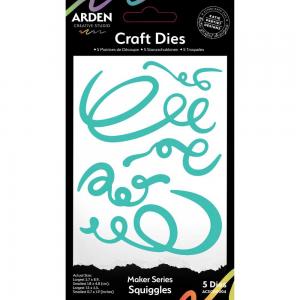 Arden Creative Studio Maker Series - Craft Die Set - Squiggles [ACSCD0004]