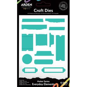 Arden Creative Studio Maker Series - Craft Dies - Everyday Elements [ACSCD0027]