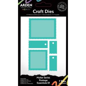 Arden Creative Studio Maker Series - Craft Dies - Postage Essentials 01 [ACSCD0006]