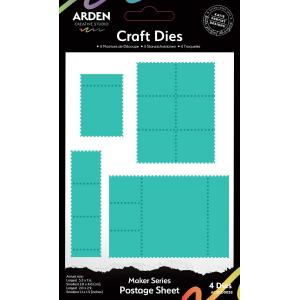 Arden Creative Studio Maker Series - Craft Dies - Postage Sheet [ACSCD0028]