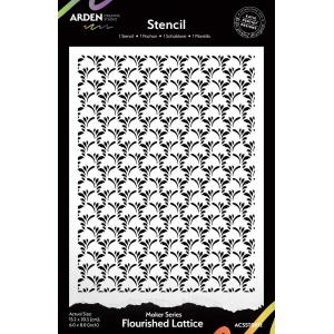 Arden Creative Studio Maker Series - Stencil - Flourished Lattice [ACSST0012]