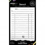 Arden Creative Studio Maker Series - Stencil - Guest Check [ACSST0005]