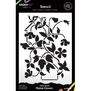 Arden Creative Studio Maker Series Stencil - Home Grown [ACSST0016]