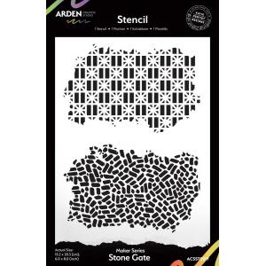 Arden Creative Studio Maker Series Stencil - Stone Gate [ACSST0017]