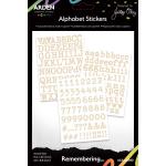 Arden Creative Studio Remembering Collection - Alphabet Stickers [ACSA0002]