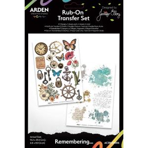 Arden Creative Studio Remembering Collection - Rub On Transfer Set [ACSRO0006]