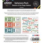 Arden Creative Studio Season Of Joy Collection - Page Makers Ephemera Pack [ACSEP0006]