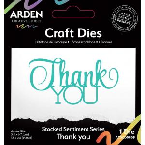 Arden Creative Studio Stacked Sentiment Series - Craft Dies - Thank You [ACSCD0009]