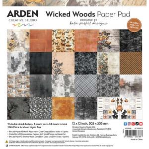 Arden Creative Studio Wicked Woods Collection - 12" x 12" Paper Pad [ACSPP0029]