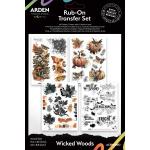 Arden Creative Studio Wicked Woods Collection - Rub On Transfer Set [ACSRO0012]