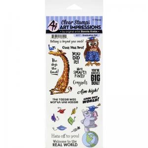Art Impressions Clear Stamp Set - Graduation [AI5277]