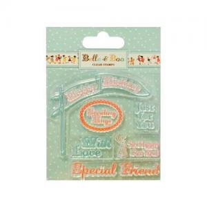 Belle & Boo Clear Stamps - Sentiments [BBCS004]