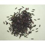 Miyuki 6mm Bugle Beads - 454 Metallic Dark Plum Iris