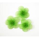 Beaded Voile Daisies - [016] Chartreuse