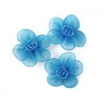 Beaded Voile Daisies - [026] Blue Sky