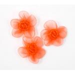 Beaded Voile Daisies - [083] Orange