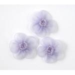 Beaded Voile Daisies - [087] Pale Lavender