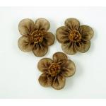 Beaded Voile Daisies - [100] Bronze