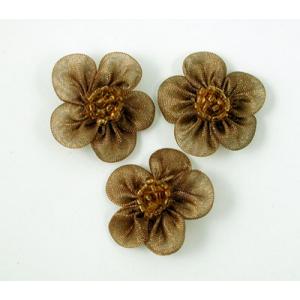 Beaded Voile Daisies - [100] Bronze