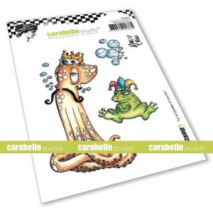 Carabelle Studio Art Stamp Set - Le Roi Poulpe Et Son Fou [SA60557]