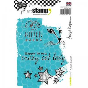 Carabelle Studio Art Stamp Set - Let's Talk About Cats [SA60374E]