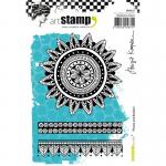 Carabelle Studio Art Stamp Set - Flower and Borders [SA60227]