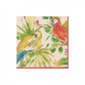 Caspari Collage Napkins - Papageno [13730C]
