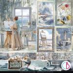 Ciao Bella 12" x 12" Creative Pad - An Artist Journey [CBPM092]