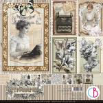 Ciao Bella 12" x 12" Creative Pad - Typographic [CBPM095]