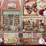 Ciao Bella 12" x 12" Patterns Pad - Book Lovers [CBT091]