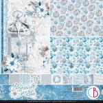 Ciao Bella 12" x 12" Patterns Pad - Elegance Of Blue [CBT079]