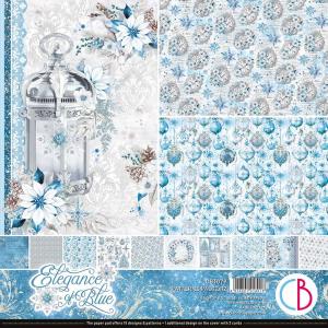 Ciao Bella 12" x 12" Patterns Pad - Elegance Of Blue [CBT079]