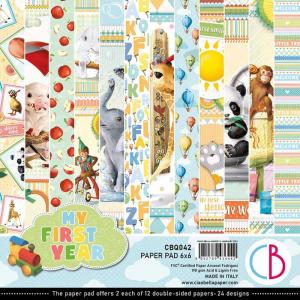 Ciao Bella 6" x 6" Creative Pad - My First Year [CBQ042]
