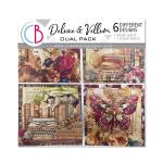 Ciao Bella 6" x 6" Deluxe & Vellum Dual Pack - Book Lovers [CBXQ004]